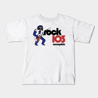 WEGR Rock 103 Retro Walrus Kids T-Shirt